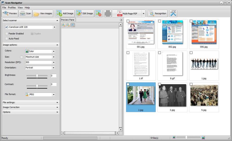 Scan Navigator Screenshot